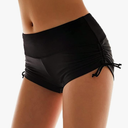 Micosuza Classical Women's Swim Boardshorts Beach Bikini Bottoms with Adjustable Ties L