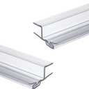 Clear 3/8'' Strike/Door Jamb Water Seal- 95'' Length (1)
