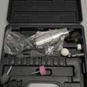 16 Pcs Air Die Grinder Kit,25000RPM 1/4" 1/8" Pneumatic Rotary Grinding Tool Air-Powered Die Grinder with Grinding Heads and Spanner