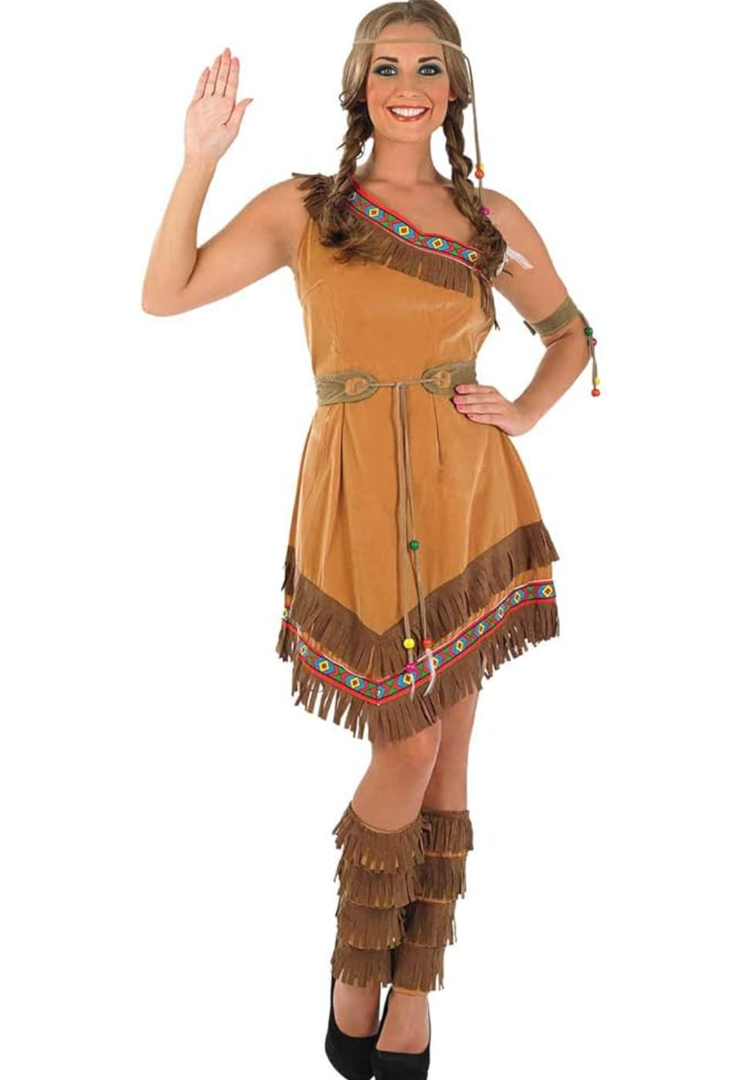Fun Shack Womens Native American Brown Dress XL