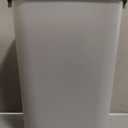 Rubbermaid Commercial Products Deskside Wastebasket/Trash Can, 10.25-Gallon/41-Quart, Gray, Plastic, Garbage Can for Home/Office, Fits Under Desk/Sink/Cabinet