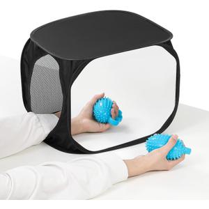 Mirror Therapy Box for Stroke Rehabilitation, Folding & Lightweight Mirror Box Therapy for Stroke Recovery, Hand & Arm Exercise