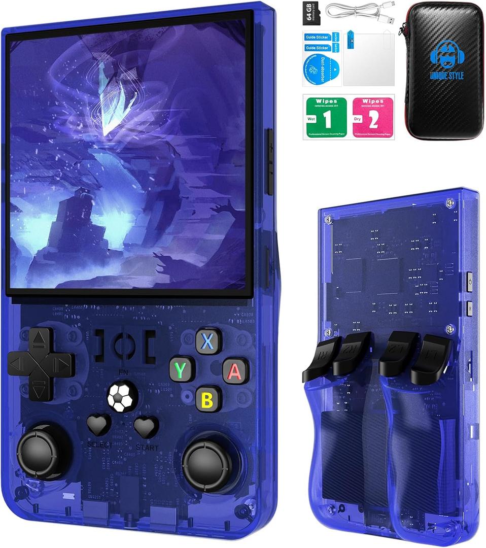 R36MAX Retro Gaming Console 4000mAh Battery