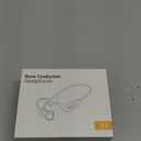 Bone Conduction Headphones, Open Ear, Bluetooth 6.0, IPX6 Sweatproof, Lightweight Comfortable Stable Fit Sports Wireless Earphones for Safe Running, Cycling, Gym Workouts, Hiking, 8H Playtime (Black)