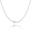 Jewlpire 925 Sterling Silver Chain Necklace Chain for Women 1.1mm Cable Chains Necklace Upgraded Spring-Ring Clasp - Thin & Sturdy Women's Chains Necklaces 14 16 18 20 22 24 Inch