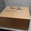 HECASA Pair Headlight Assembly Compatible with 2008-2015 Cadillac CTS Projector Front Lamp Not Compatible on Models w/Factory HID Headlights - Clear Lens Black Housing Orange Light Bar