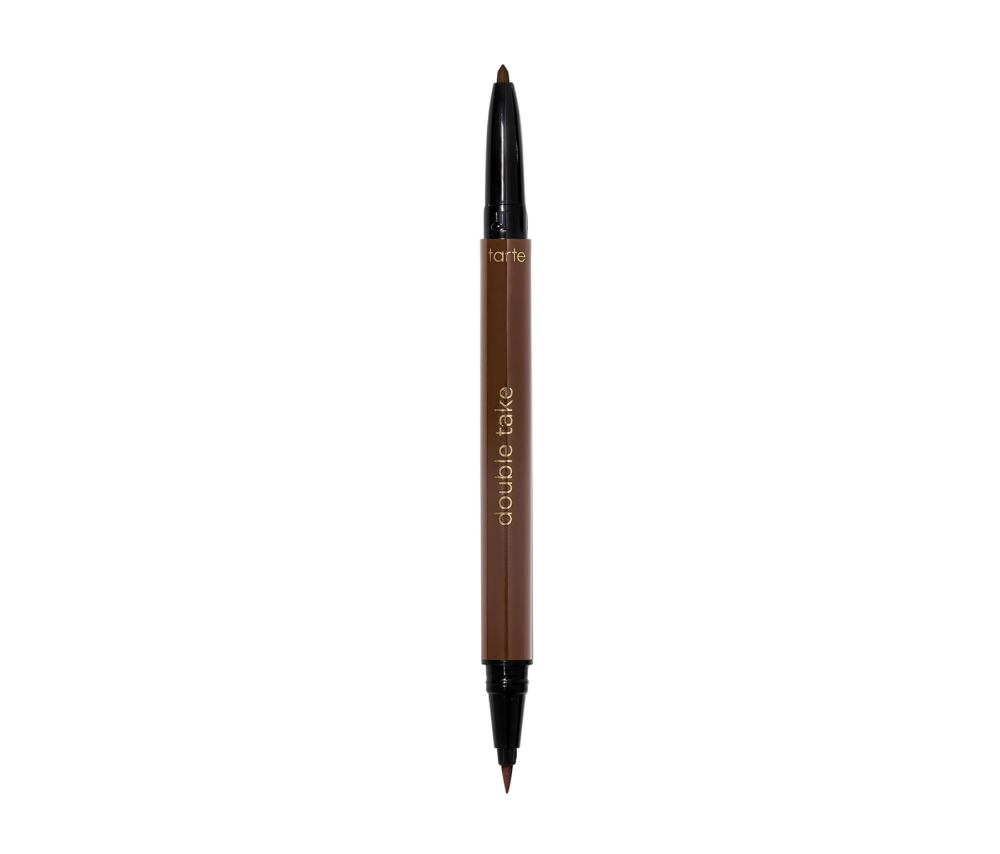 tarte double take eyeliner – 2in1 Liquid & Gel Eyeliner for Bold AllDay Wear, Waterproof, Easy to Apply, Vegan, CrueltyFree, full size, brown