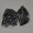 2 Pack 19ft Heavy Duty Chain for Light Fixture, Pendant Light Extra Chain Permits Installation of Chain-Hung Fixtures on High Ceilings with Max Fixture Weight of 65 Pounds, Black, LS580