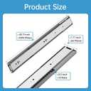 10pair 22 Inch Heavy Duty Soft Close Drawer Slides，Metal Heavy Duty Ball Bearing and Full Extension Cabinet Drawer Slides - 200 LB Capacity, Made of Cold-Rolled Steel