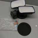 UME 19W LED Flood Light Motion Sensor Outdoor, 2 Adjustable Head, 2000LM, 5000K, IP65 Waterproof, Dusk to Dawn Security Light with Photocell for Exterior, Outside, Garage, House(Black) (1pack)