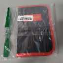 TOOLEAGUE 4 Pcs Snap Ring Pliers Set, Circlip Pliers, 7 inches Internal/External Heavy Duty for Ring Remover Retaining Straight Bent Lock Pliers Set (Red)