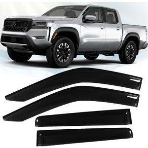 Rain Guards Window Visors Fit for Nissan Frontier 2022-2026 Crew Cab