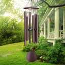 FDOCOI Wind Chimes for Outside Deep Tone,38'' Large Memorial Wind Chimes Outdoor, Wind Chime Gifts for Mom/Grandma,Christmas, Bronze
