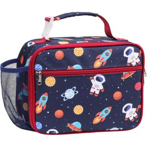 Bagseri Kids Lunch Bag Boys - Insulated Lunch Box for Kids Reusable Leak-Proof Boys Lunch Bag Toddler Lunch Box for Daycare and School, Space Astronaut Bagseri Kids Lunch Bag Boys - Insulated Lunch Box for Kids Reusable Leak-Proof Boys Lunch Bag Toddler Lunch Box for Daycare and School, Space Astronaut