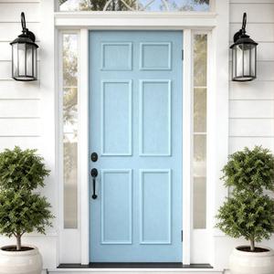 1 Set Peel and Stick Door Moulding Kit 3-Layer Premade Door Panels Molding Trim Self Adhesive 3D Trim for Mirror Window Frame Decor (Top 9"x10" Middle 9"x24.8" and Bottom 9" X 24.8")