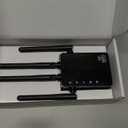 12880 Sq.Ft Range WiFi Extender Signal Booster Dual Band 5GHz/2.4GHz, 105-Device Compatibility, Simple Installation, WiFi Extender