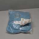 H.VERSAILTEX Linen Curtains Nickel Grommet Natural Linen Semi-Sheer Curtains 2 Panels Privacy Added Premium Soft Rich Material Drapes for Bedroom/Living Room - 52x54 - Inch - Turquoise