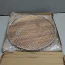 14" Acacia Wood Lazy Susan Organizer Kitchen Turntable for Cabinet Pantry Table Organization