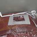 Chezmoi Collection Royale 7-Piece Jacquard Floral Comforter Set, Oversized King, Maroon/Gold