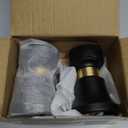 Hose Nozzle, Lichamp 2 Pack Heavy Duty Brass Fireman Style High Power Leak Proof Adjustable Garden Water Sprayer, Suitable for Car Wash, Patio Cleaning, Watering Lawn and Garden, Shower Pets (Black)