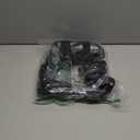 Clear Backpack for Stadium Events Clear Backpack 12x12x6 with Front Pocket for Concert Sport Fashion Women Backpack Events Work Travel (Black)