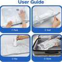 Vacuum Seal Bags For Clothing Travel With Wireless Electric Pump9 Combo Space Saver Vacuum Storage Bags In 3 SizesCompression Travel Packing For Luggage,Ideal For Air Planes, Apartments