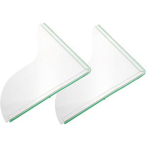 1Pair Clear Bath for Shower Bathtub Water Drip Blocker Splash Protection for Washbasin Tub Versatile Easy to Install