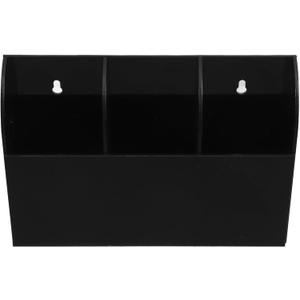 STOBOK Wall-mounted Remote Holder Organizer Box Sturdy Storage for Controllers Keys Accessories for Bedroom Living Room Kitchen Office Lightweight Easy to Install