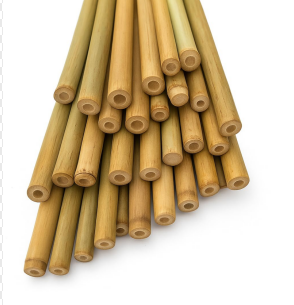 LJAAJSUV 20 Pcs - 18 inches Plant Stakes Natural Garden Bamboo Sticks for Indoor and Outdoor Plants, Plant Support Stakes for Tomatoes, Beans, Potted Plants. 2 Pack