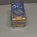 2 x Eid Mubarak Napkins, 100 Pcs Eid Mubarak Ramadan Paper Napkins Disposable, 2-Ply Blue Gold Star Moon Absorbent Paper Hand Towels for Bathroom Home Kitchen Mardi Gras Party Decorations Supplies