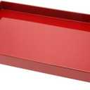 Kotobuki Rectangular Lacquer Serving Tray, 18-3/4-Inch, Red