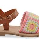 Carter's Unisex-Child Kaida Sandal (4 Toddler, Brown/Pink)