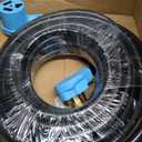 Welder Adapter Cord, L14-30P Twist-Lock Male to 6-50R Female, 4 Prong 30 Amp to 3 Prong 50 Amp Generator to Welder Adapter Power Cord, 10 AWG Heavy Duty,ETL Listed (15ft) (Blue and Black)