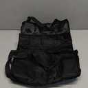 Elantrip Car Front Seat Organizer, Back Seat Storage with Adjustable Straps Truck Seat Organizers for Delivery Drive, Office File, Passenger Seat (Black)