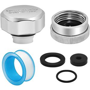 1PCS Vacuum Breaker Replacement Kit (Fine Thread), ASSE 1019-A Vacuum Breaker Repair Kit, Anti siphon Valve Repair kit, utdoor Faucet Repair kit with 3/4" GHT Garden Hose End Cap