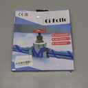 Self-Regulating Pipe Heating Cable for Pipe Frost Protection, Ci-Fotto 15FT Snow Deicing Heat Tape with Built-in Thermostat to Protect Water Pipes, Metal/Plastic House Pipes, Gutters, Troughs (7 W/ft)