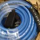 Pressure Washer Hose, 3/8" x 100FT Power Washer Hose, Kink Resistant Hot and Cold Water Flexible Washing Hose Max 248F, 4800 PSI Commercial Industrial Grade Steel Wire Braided Extension Hose