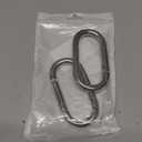 2pcs 4 Inch Carabiner Clip Oval Carabiner Clip Heavy Duty Carabiner Spring Snap Hook Oval Shape 10x100mm