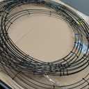 6 Pack Metal Wreath Frame - 20 Inch Wreath Form with 6 Pcs Adhesive Hooks and 38 Yard 22 Gauge Paddle Wire