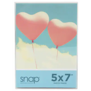Set of 2, Snap Photo Frame Size 5x7, 4x6