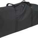 Premium Portable Massage Chair Carrying Case  Heavy-Duty Nylon Travel Bag with Zipper Closure & Dual Handles  Fits Most Folding Massage Chairs  Black