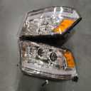 Partsam Full LED Headlights Assembly Chrome Compatible with 2009-2018 Ram 1500 2500 3500, DOT Approved Dual Projector Pair with Start Animation DRL Sequential Turn Signal Hi/Low Beam 6500K IP67