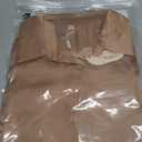 Zeagoo Satin Blouses for Women Silk Button Down Shirts Long Sleeve Business Casual Tops (Medium, Toffee)