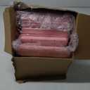 Jinei 50 Sets Reusable Travel Utensils Set with Case Wheat Straw Cutlery Portable Spoon Knife Forks Lunch Box Accessories Friendly Tableware for Kids Adults Camping Utensils(Bright)