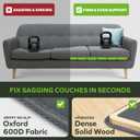 BEN'SHOME Couch Cushion Support Board for Sagging Sofas - Stop Sinking Into Your Couch | 0.5" Thick Solid Wood, 400 LBS | Fits 5867" x 19.7" | Anti-Slip, Lifetime Replacement