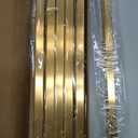 homdiy 6 Pack 12-5/8 Inch Gold Handles for Cabinets Kitchen Cabinet Handles Brushed Brass Cabinet Pulls Gold Hardware for Cabinets Stainless Steel Modern Hardware