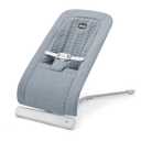 Chicco E-Motion Auto-Glider & Baby Bouncer, Motion-Sensing, Nature Sounds and Melodies, Cotton Seat Pad, AC or Battery Powered, Grey/Grey