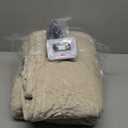 SEALY Electric Blanket Full Size, Heated Blanket Flannel & Sherpa with 10 Heating Levels & 1-12 Hours Auto Shut Off, Fast Heating Warming Blanket, Machine Washable, Beige, 80 x 84 Inch