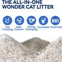 OPET Mixed Tofu Cat Litter - 18lb Strong Clumping Litter, Mixed Tofu and Bentonite, 99.9% Dust Free and Flushable Cat Litter, Natural Sustainable Ingredients Odor Control, Low Tracking18lb, Fresh