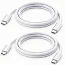 240W Google USB-C Charge Cable[2-Pack],USB C to USB C Cable, Fast Charging Cord for Pixel 10 Pro XL/10 Pro/10A/10 Pro Fold/9A/9 Pro Fold/8/8A/7/6/5/4/3, iPhone 17/16/15/17e,Chromebook/Macbook Pro/Air